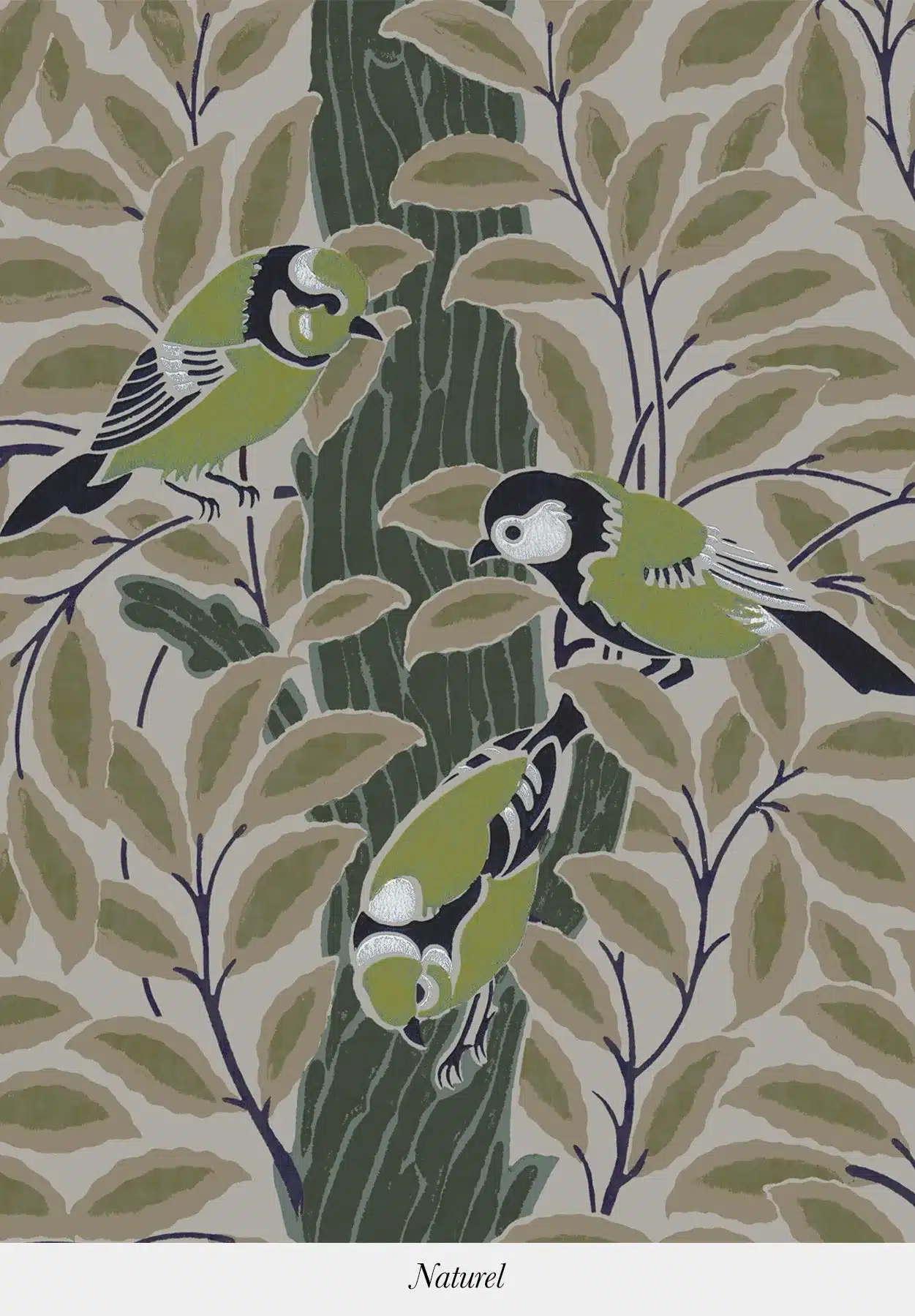 Papier peint Le Chant Des Oiseaux – Isidore Leroy – Haute Performance Contract – Image 4